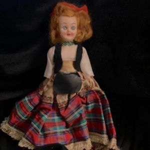 Vintage Hard Plastic Doll